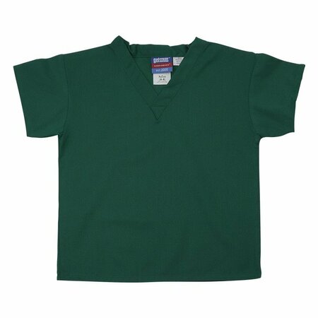 GELSCRUBS Kids Hunter Green Scrub Shirt, Medium 6-8 Years Old 6774-HUN-M